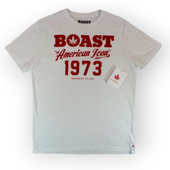 NEW BOAST T-Shirt (M) American Icon 1973 Greenwich CT USA Tennis - Picture 7 of 8